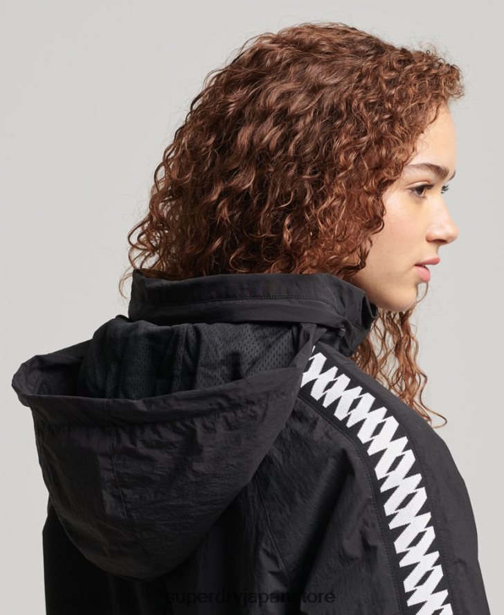 コードに不可欠なグラフィックのオーバーヘッド 女性 Superdry 衣類 黒 2J62PZ5444