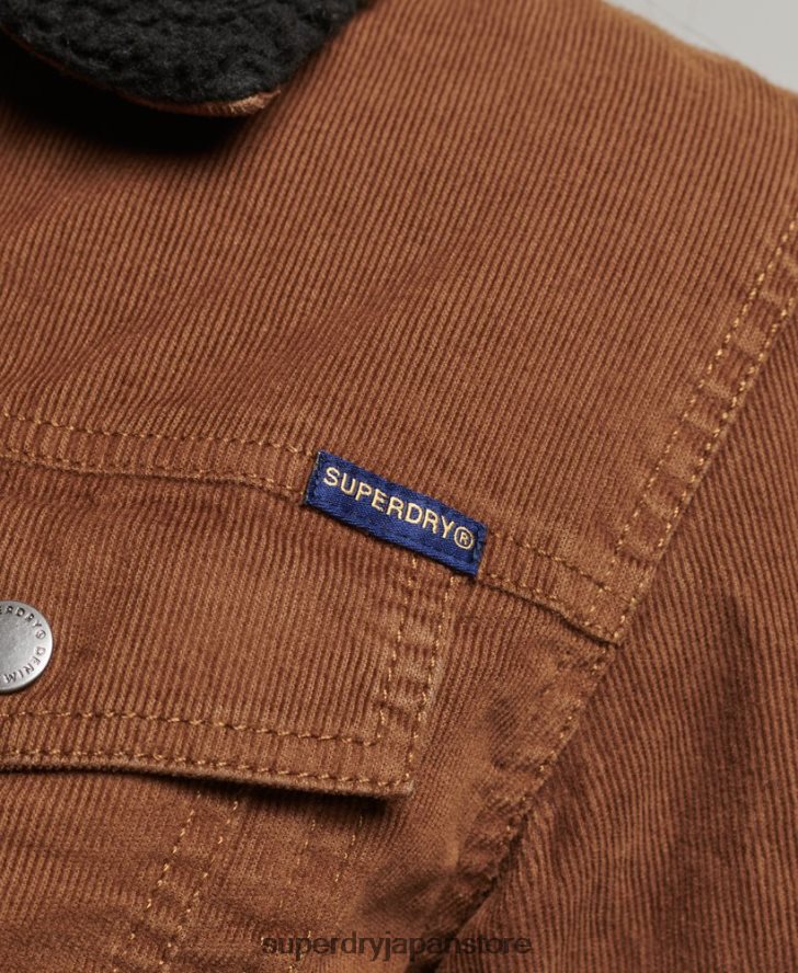 シェルパコードトラッカージャケット 女性 Superdry 衣類 茶色 2J62PZ5454