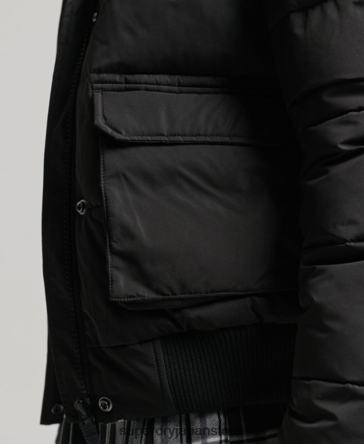 エベレスト エラ ボンバー ジャケット 女性 Superdry 衣類 黒 2J62PZ5465