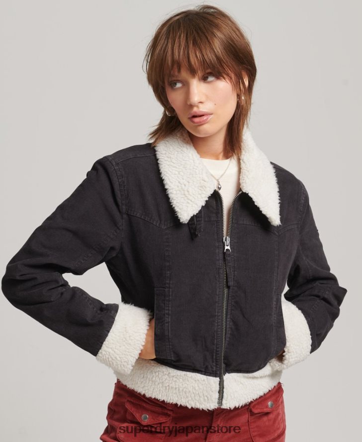 ボルグ裏地付きインディージャケット 女性 Superdry 衣類 茶色 2J62PZ5469