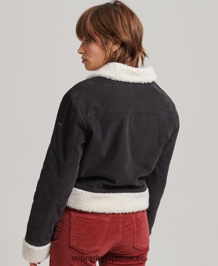 ボルグ裏地付きインディージャケット 女性 Superdry 衣類 茶色 2J62PZ5469