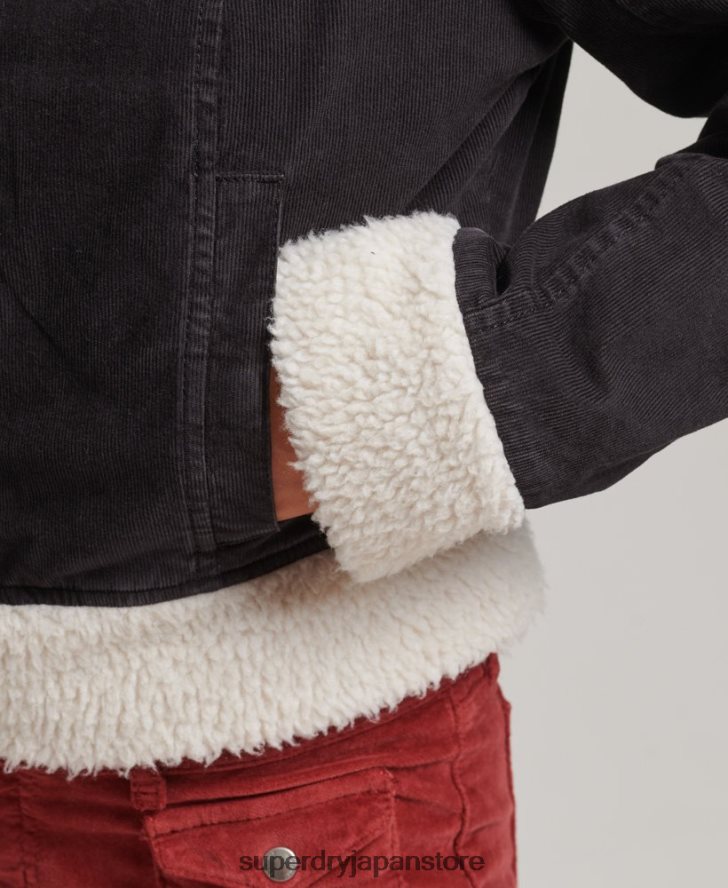 ボルグ裏地付きインディージャケット 女性 Superdry 衣類 茶色 2J62PZ5469
