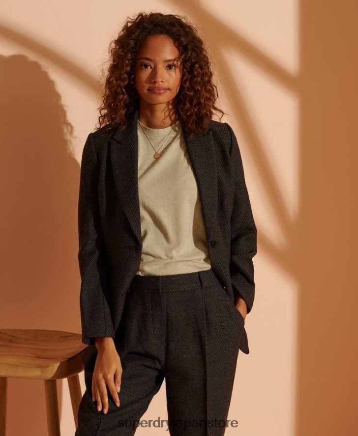 限定版ウールブレザー 女性 Superdry 衣類 黒 2J62PZ5475