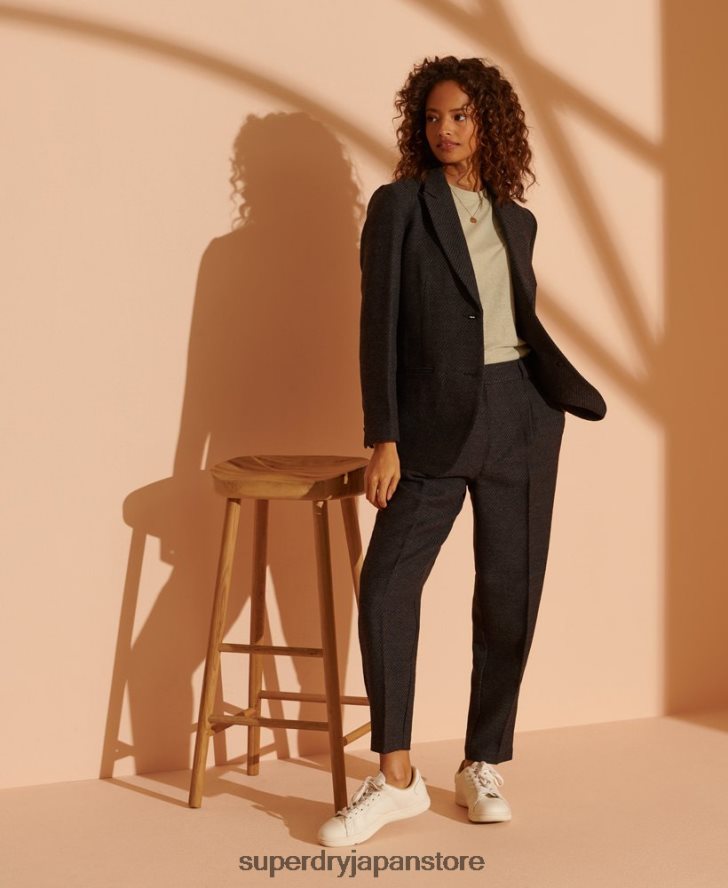 限定版ウールブレザー 女性 Superdry 衣類 黒 2J62PZ5475