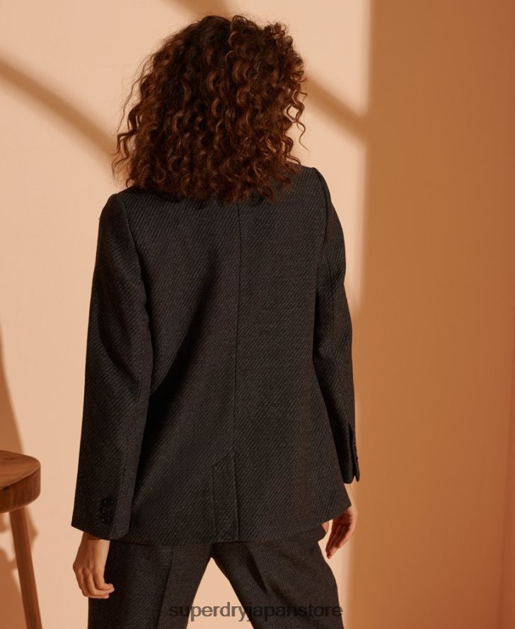 限定版ウールブレザー 女性 Superdry 衣類 黒 2J62PZ5475
