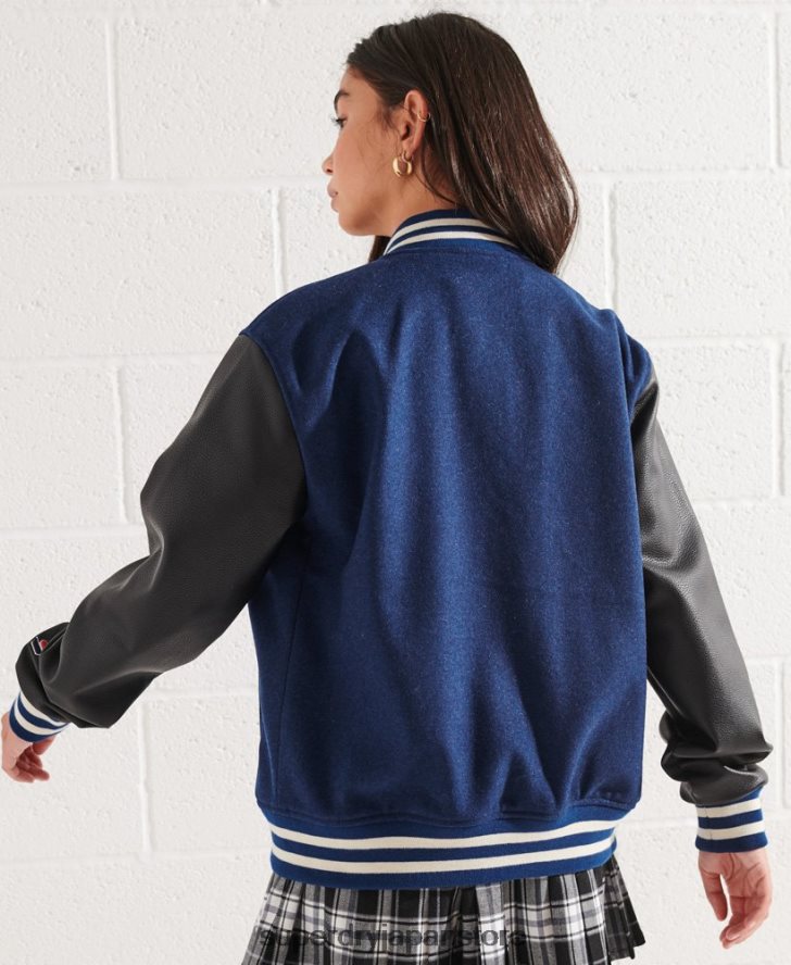 ウール スタジャン 女性 Superdry 衣類 青 2J62PZ5478