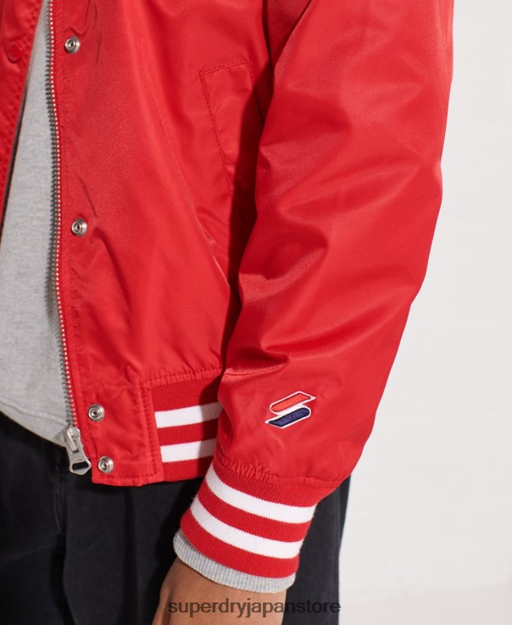クラシックなスタジャン 女性 Superdry 衣類 赤 2J62PZ5482