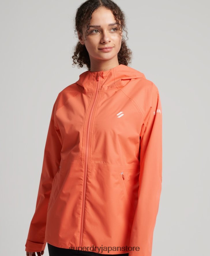 防水ジャケット 女性 Superdry 衣類 コーラル 2J62PZ5488