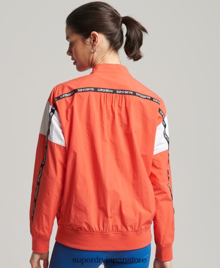 トレイン オーバーサイズ ボンバー ジャケット 女性 Superdry 衣類 コーラル 2J62PZ5489
