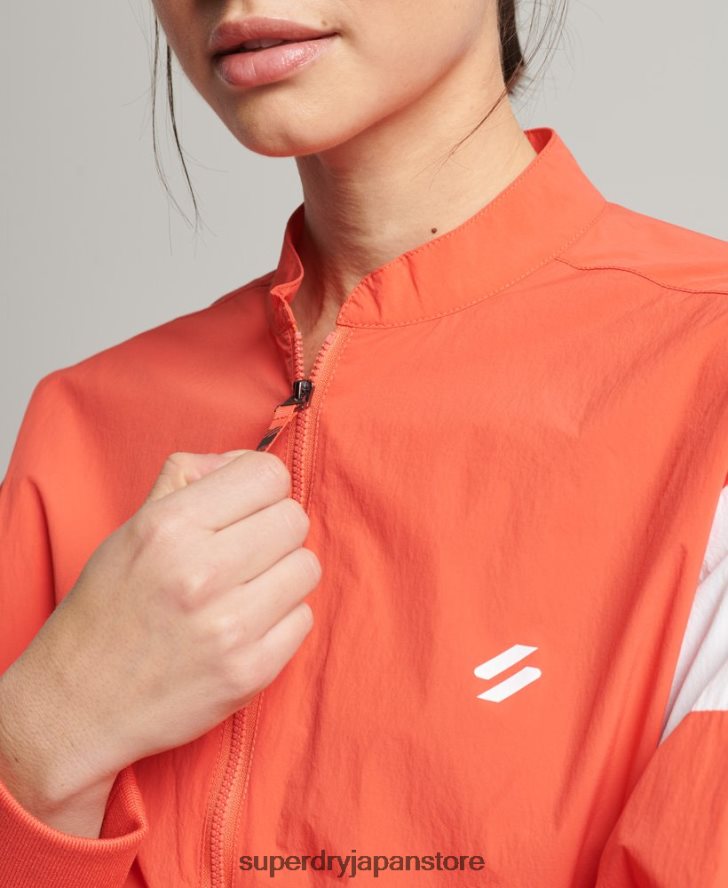 トレイン オーバーサイズ ボンバー ジャケット 女性 Superdry 衣類 コーラル 2J62PZ5489
