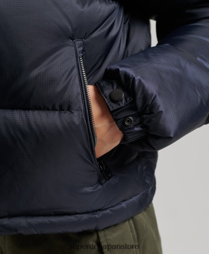 スポーツスタイルのコードパファージャケット 女性 Superdry 衣類 海軍 2J62PZ5507