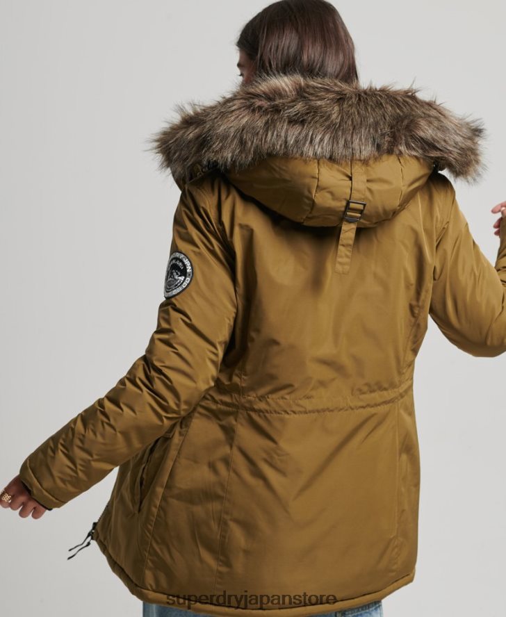 アシュリー エベレスト パーカー コート 女性 Superdry 衣類 緑 2J62PZ5516