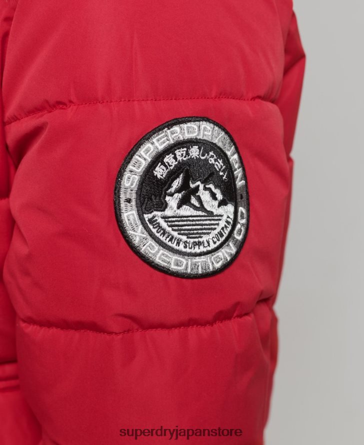 エベレスト エラ ボンバー ジャケット 女性 Superdry 衣類 赤 2J62PZ5517