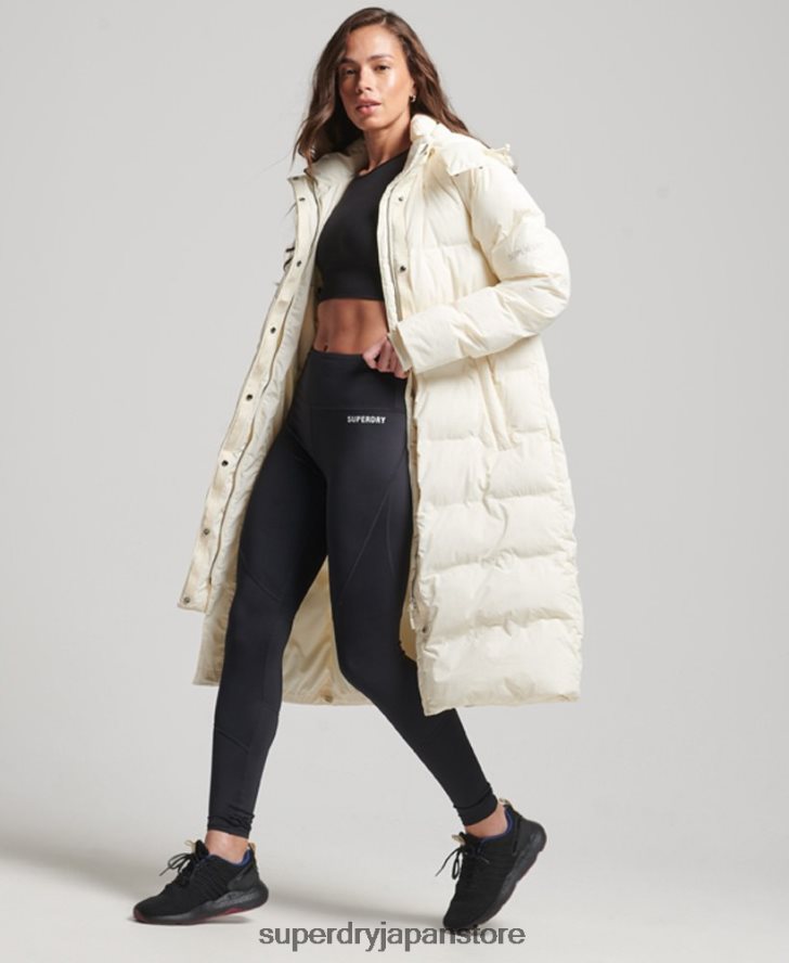 トレイン延縄用パッド入りジャケット 女性 Superdry 衣類 クリーム 2J62PZ5520