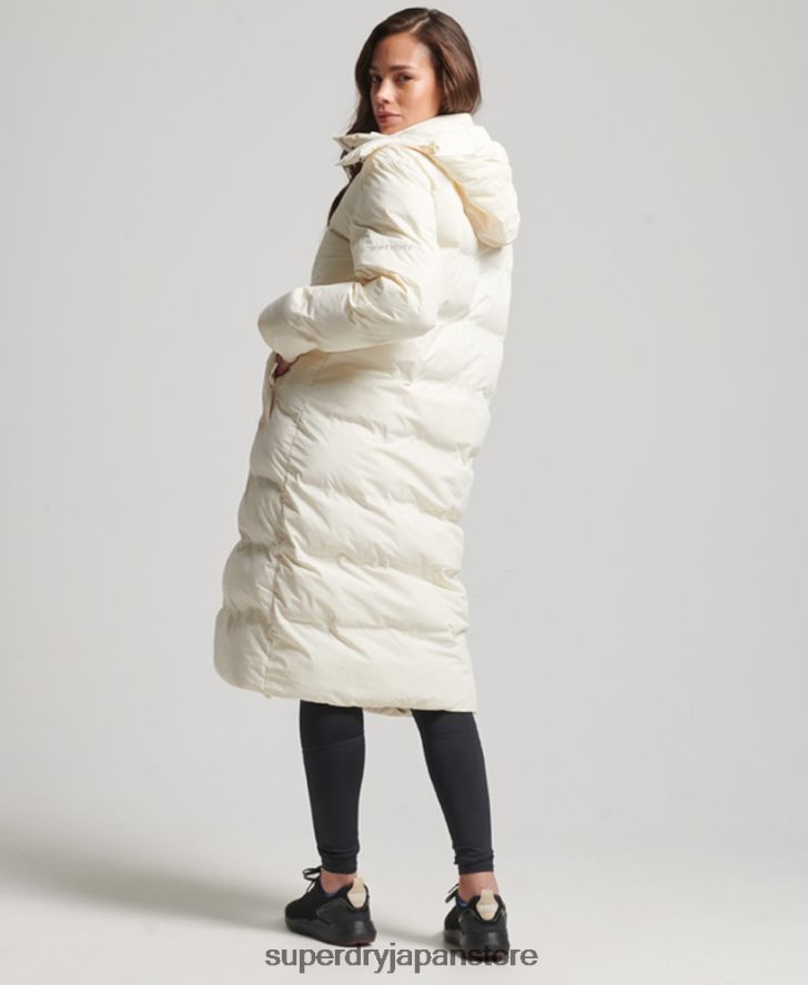 トレイン延縄用パッド入りジャケット 女性 Superdry 衣類 クリーム 2J62PZ5520