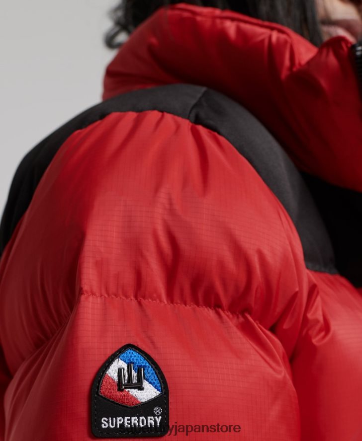 スポーツスタイルのコードパファージャケット 女性 Superdry 衣類 赤 2J62PZ5524