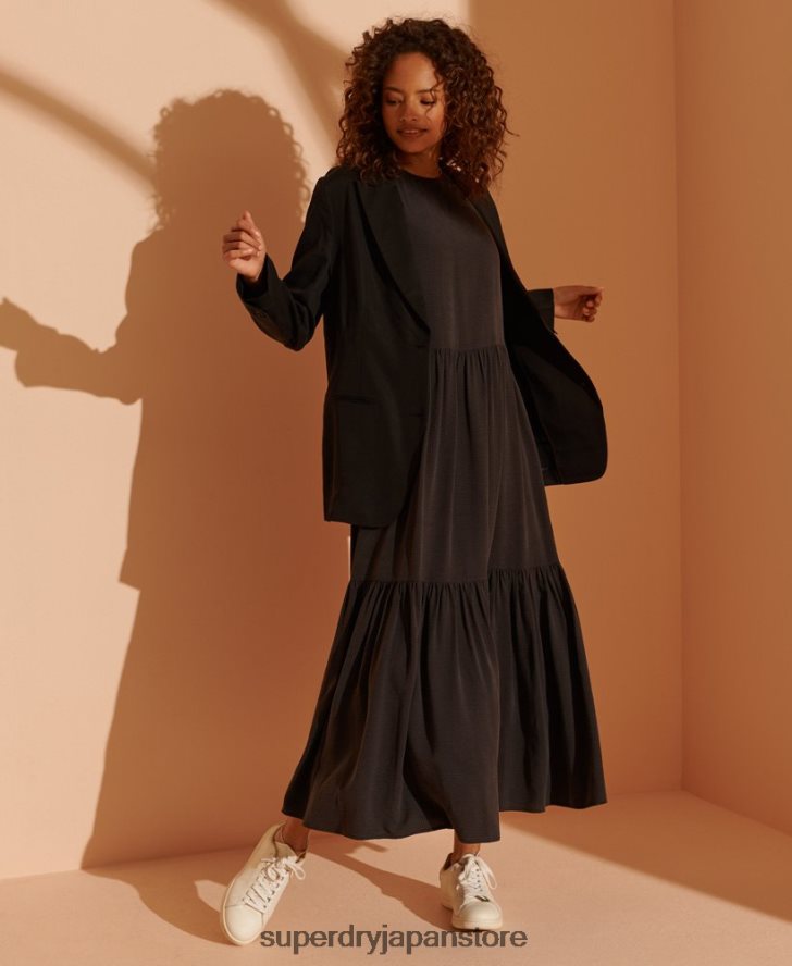 限定版テンセルブレザー 女性 Superdry 衣類 黒 2J62PZ5530