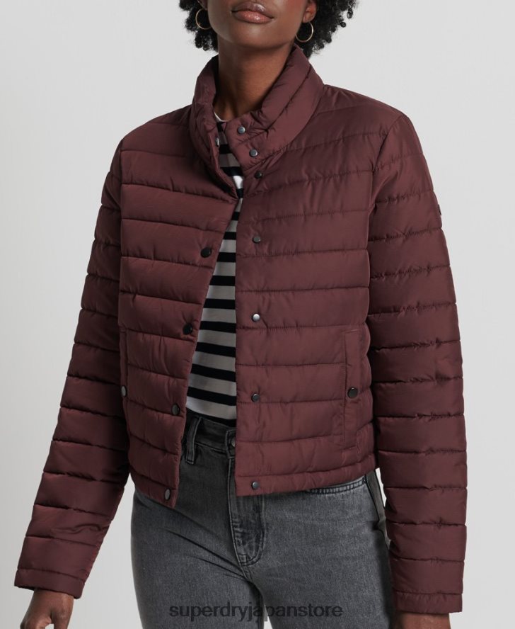 ボクシーフジジャケット 女性 Superdry 衣類 赤 2J62PZ5535