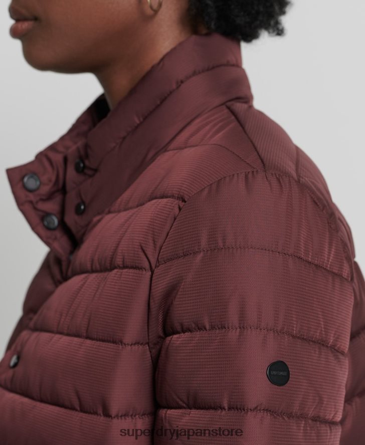 ボクシーフジジャケット 女性 Superdry 衣類 赤 2J62PZ5535