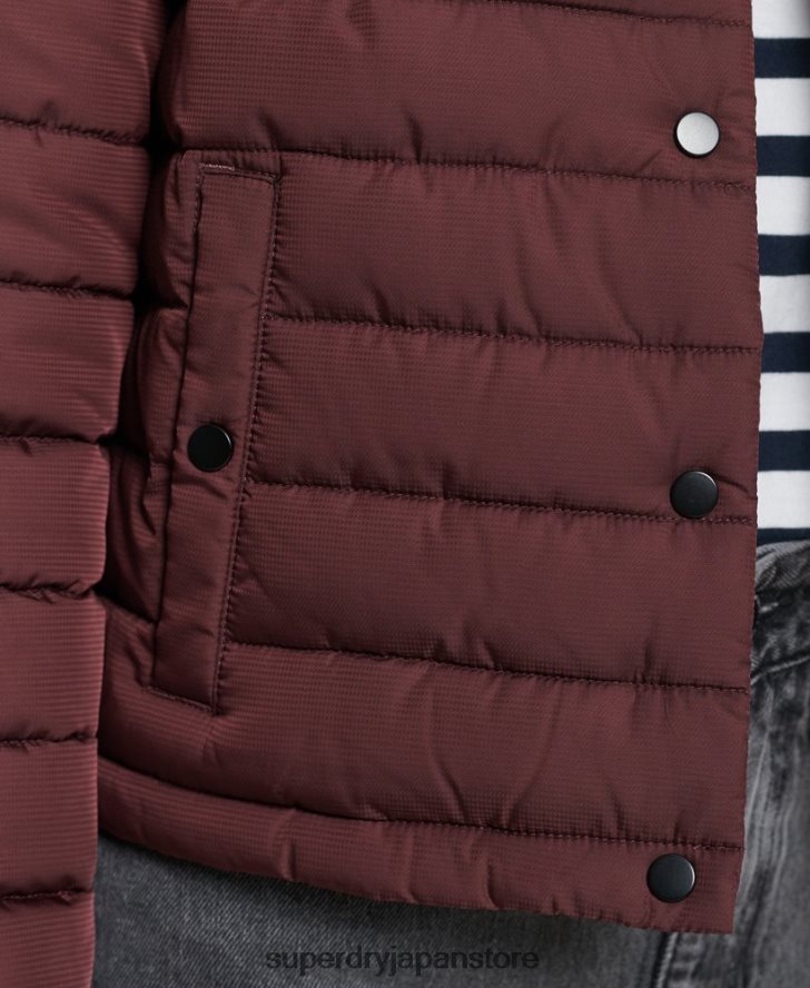 ボクシーフジジャケット 女性 Superdry 衣類 赤 2J62PZ5535