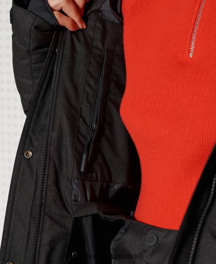 スノーラックス パファージャケット 女性 Superdry 衣類 黒 2J62PZ5543