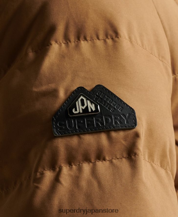 マイクロファイバーエクスペディション延縄パーカーコート 女性 Superdry 衣類 茶色 2J62PZ5547