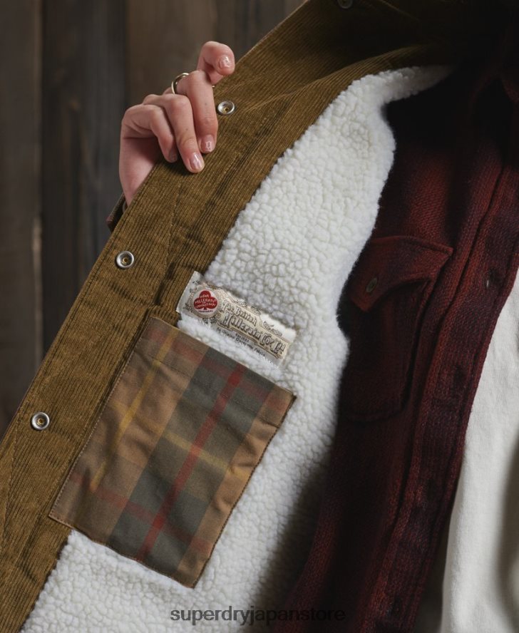 限定版ドライクルーザージャケット 女性 Superdry 衣類 茶色 2J62PZ5549