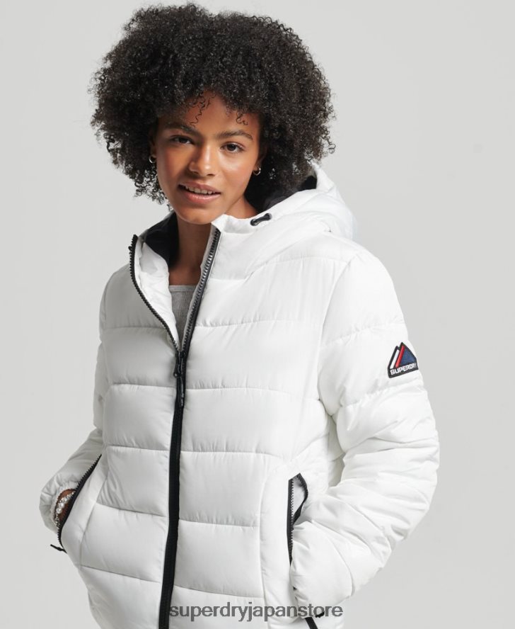 スピリットスポーツフグ 女性 Superdry 衣類 白 2J62PZ5556