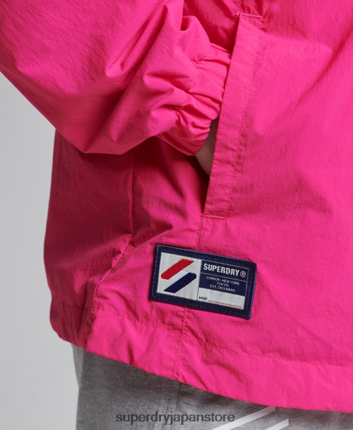 コードに不可欠なグラフィックのオーバーヘッド 女性 Superdry 衣類 ピンク 2J62PZ5560