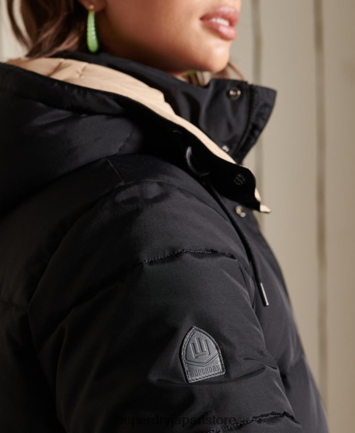 オーバーサイズマウンテンパファージャケット 女性 Superdry 衣類 濃紺 2J62PZ5566