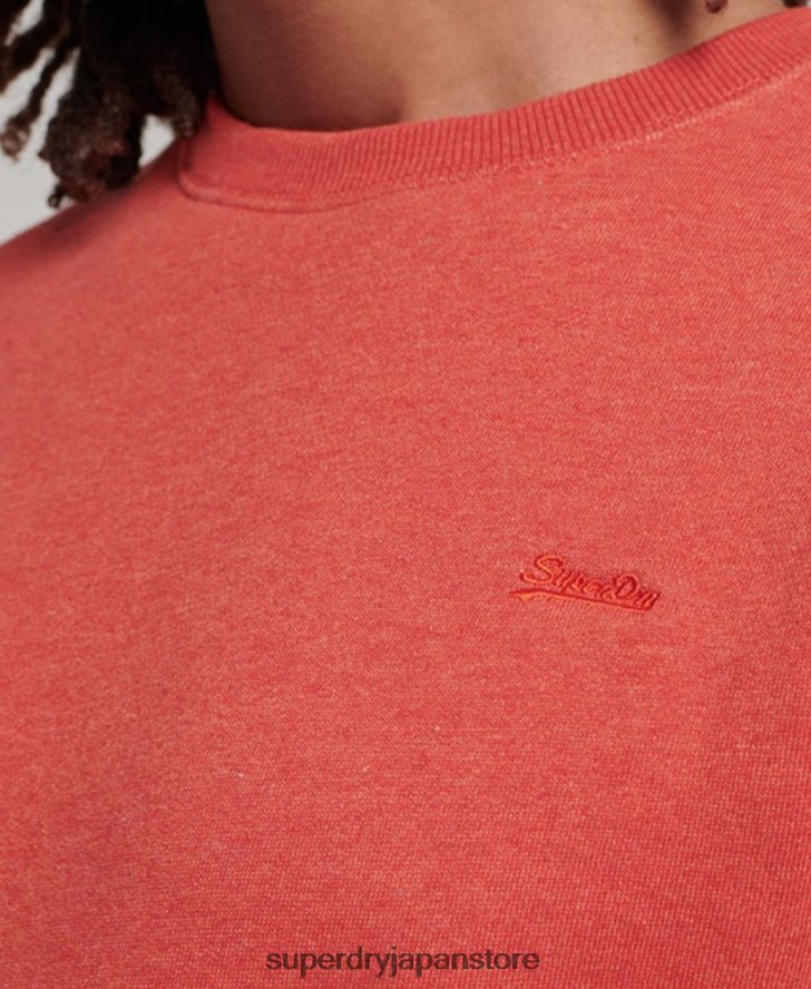 ヴィンテージロゴ刺繍クルースウェットシャツ 男性 Superdry 衣類 オレンジ 2J62PZ556