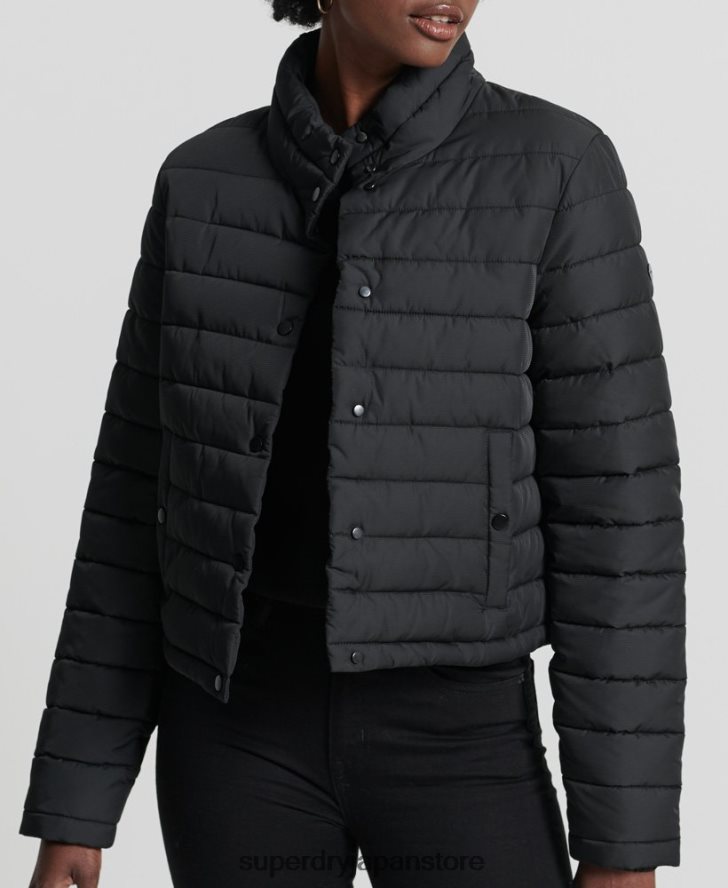 ボクシーフジジャケット 女性 Superdry 衣類 黒 2J62PZ5574
