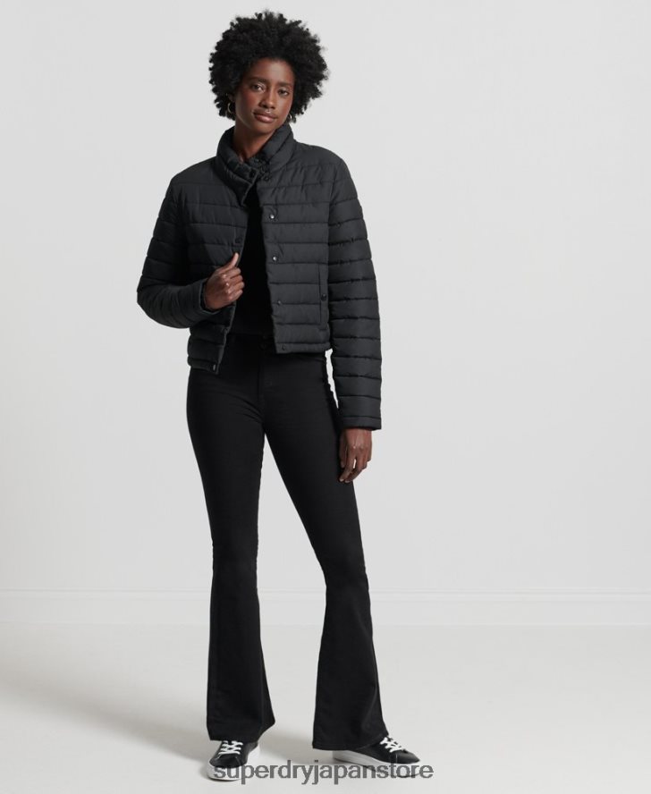 ボクシーフジジャケット 女性 Superdry 衣類 黒 2J62PZ5574