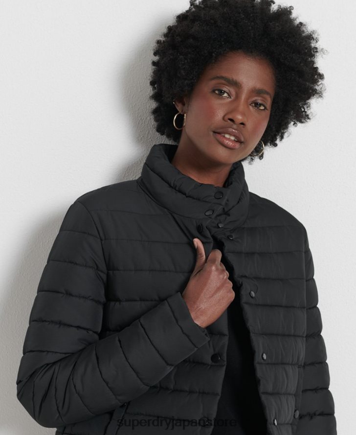 ボクシーフジジャケット 女性 Superdry 衣類 黒 2J62PZ5574
