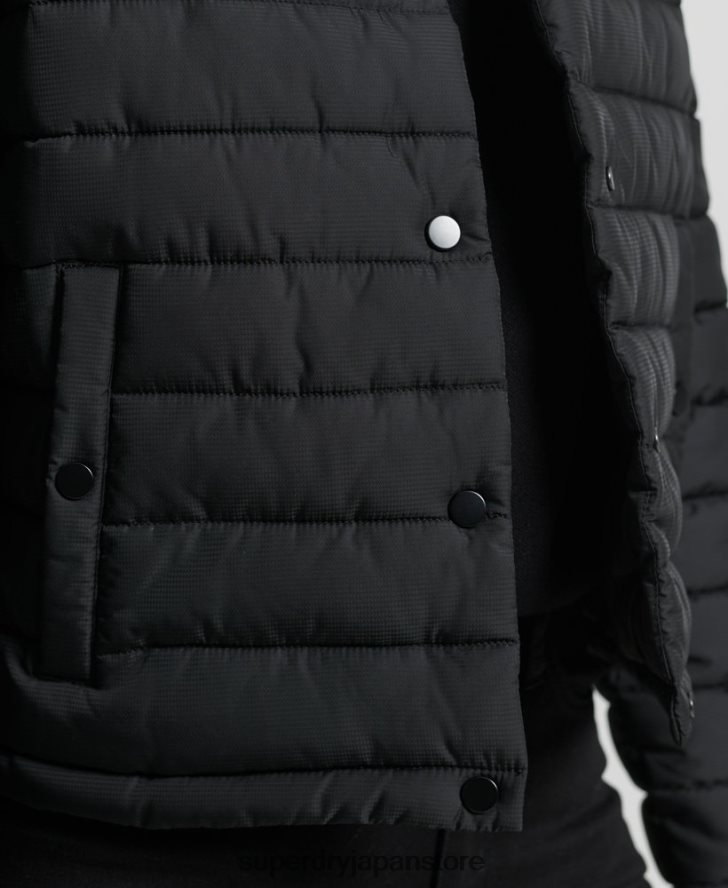 ボクシーフジジャケット 女性 Superdry 衣類 黒 2J62PZ5574
