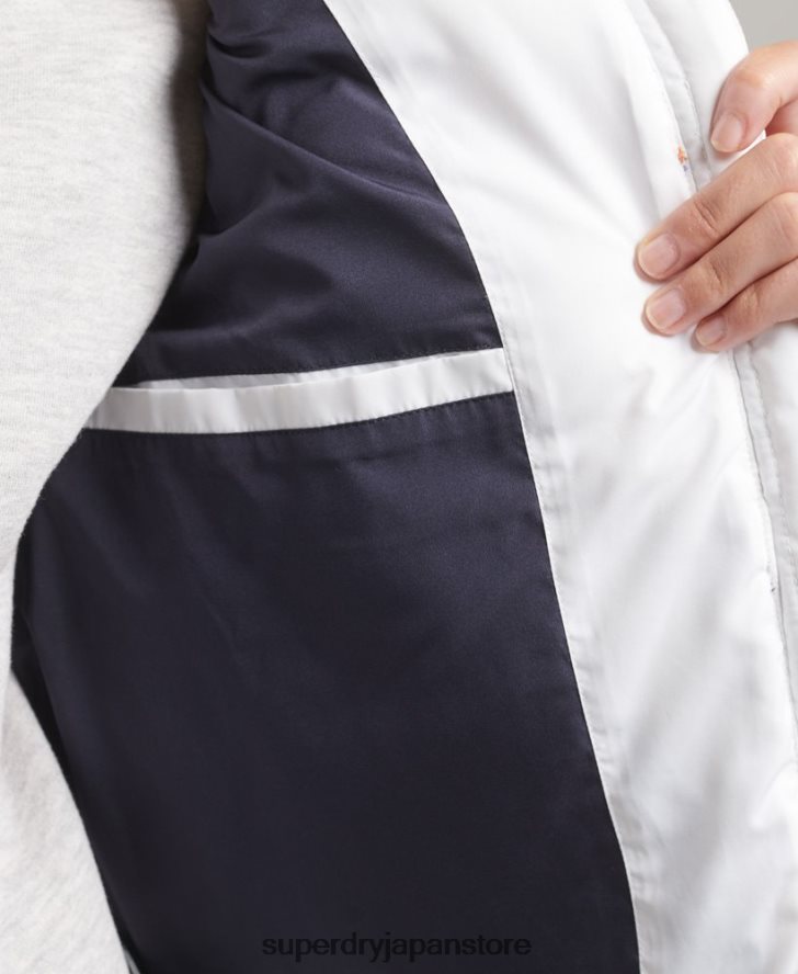 レトロパネル パファージレ 女性 Superdry 衣類 海軍 2J62PZ5578