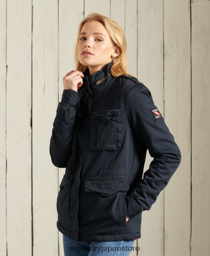 クラシックルーキーボーグジャケット 女性 Superdry 衣類 海軍 2J62PZ5583