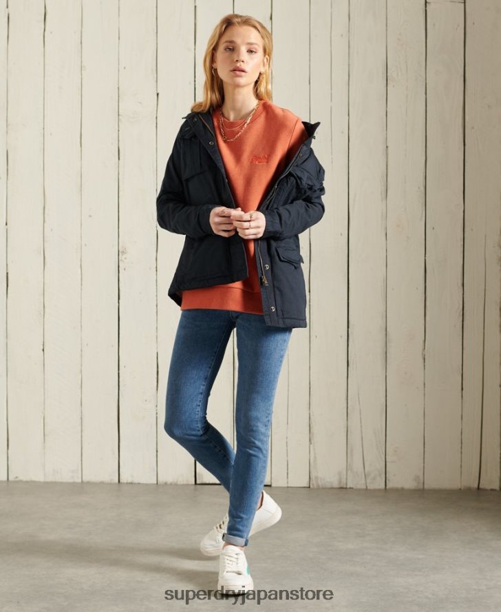 クラシックルーキーボーグジャケット 女性 Superdry 衣類 海軍 2J62PZ5583