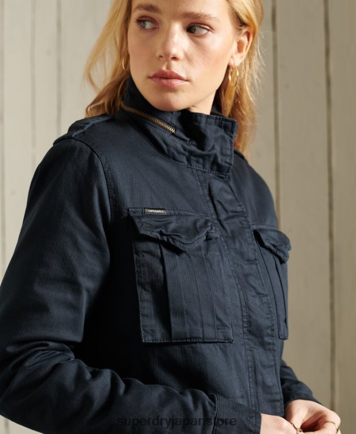 クラシックルーキーボーグジャケット 女性 Superdry 衣類 海軍 2J62PZ5583