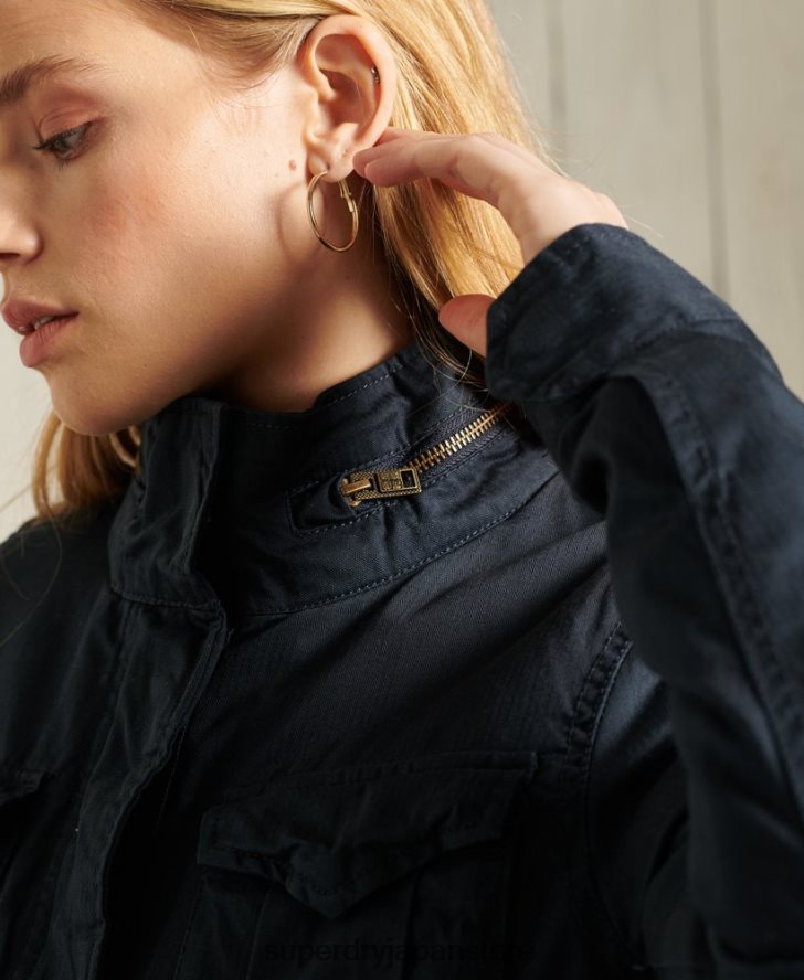 クラシックルーキーボーグジャケット 女性 Superdry 衣類 海軍 2J62PZ5583