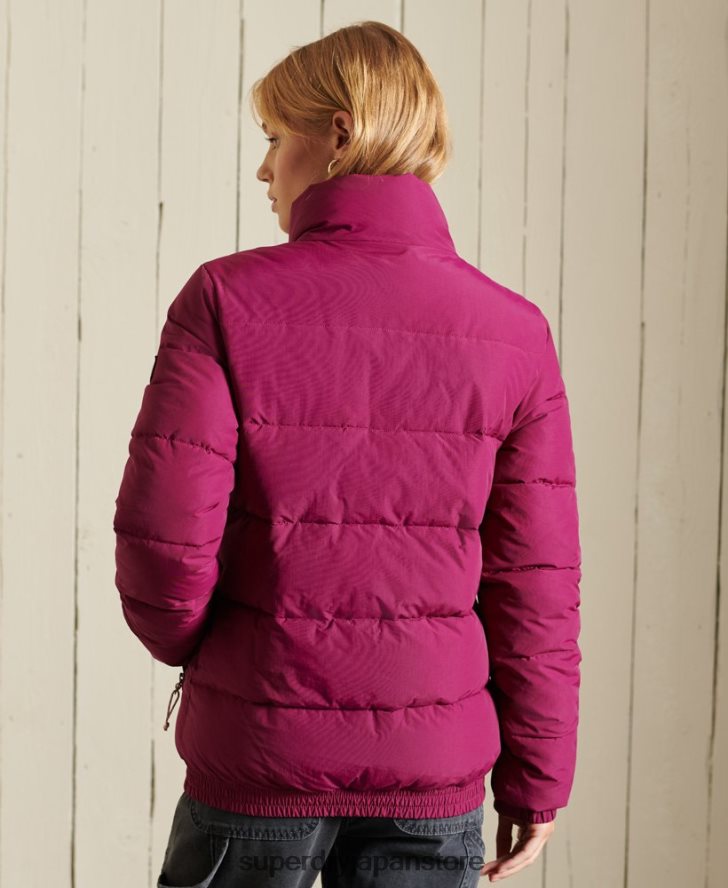 ソースレトロパファージャケット 女性 Superdry 衣類 紫 2J62PZ5587