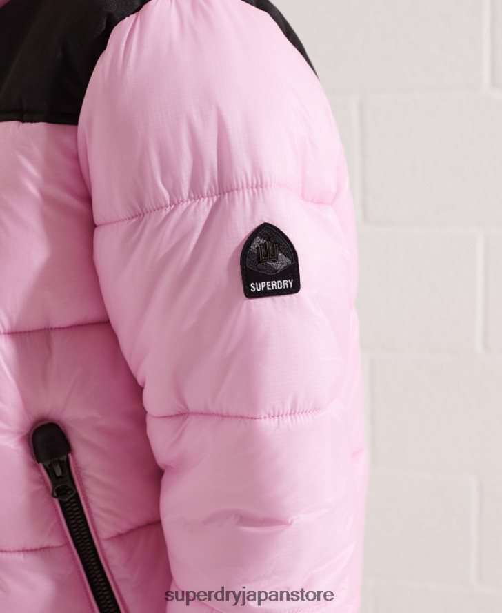 コードジャケット 女性 Superdry 衣類 ピンク 2J62PZ5601