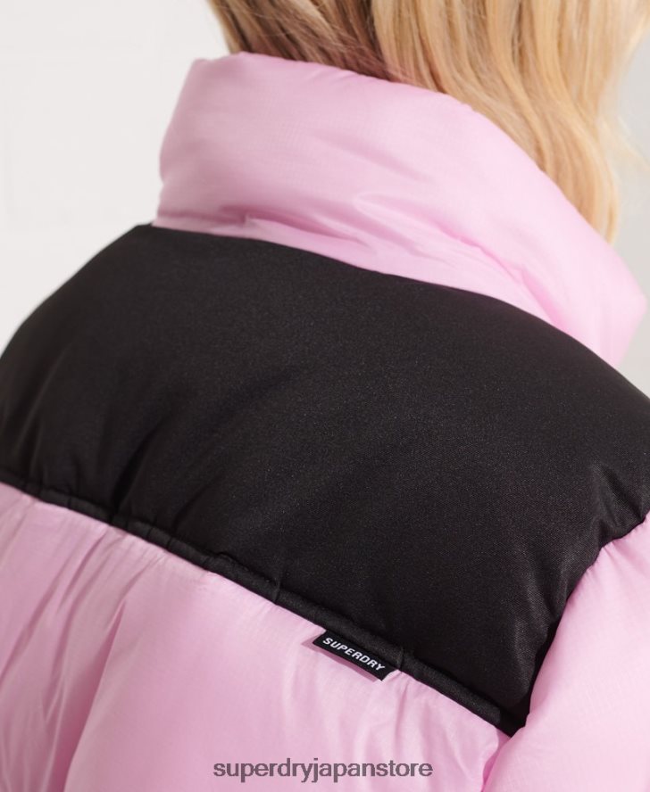コードジャケット 女性 Superdry 衣類 ピンク 2J62PZ5601