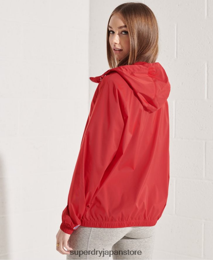 コードスポーツ軽量ジャケット 女性 Superdry 衣類 赤 2J62PZ5604