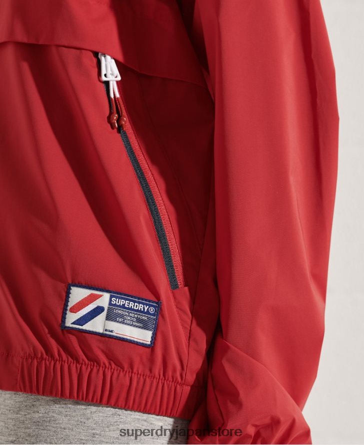 コードスポーツ軽量ジャケット 女性 Superdry 衣類 赤 2J62PZ5604