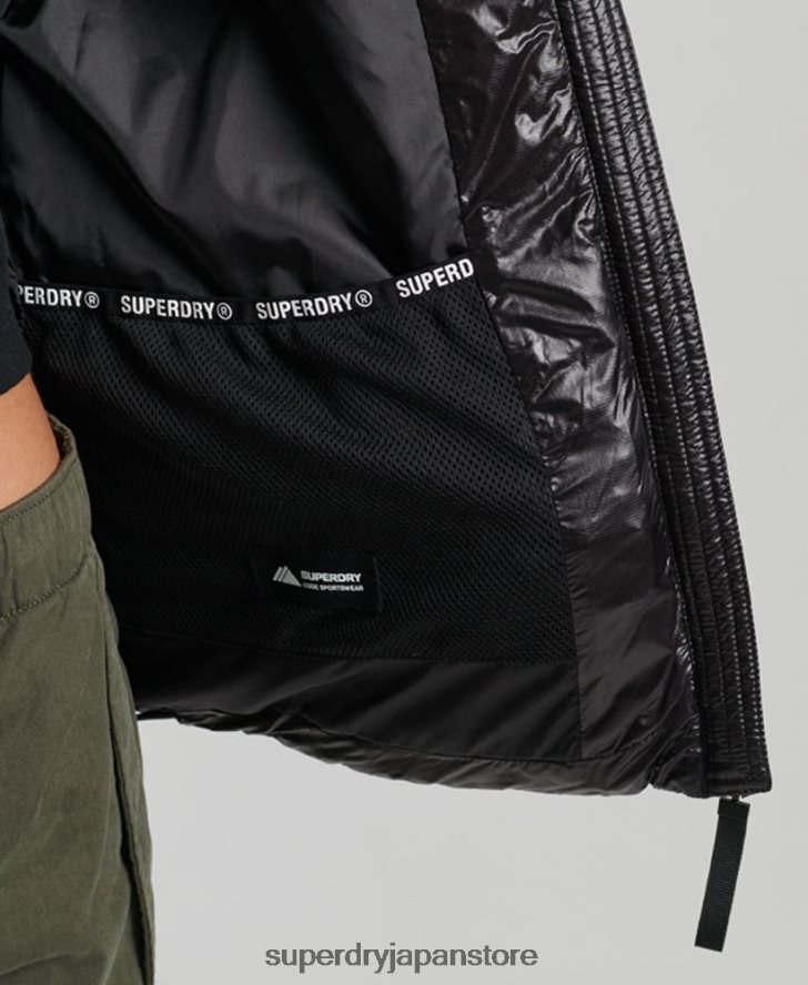 富士山フード付きジャケット 女性 Superdry 衣類 黒 2J62PZ5610