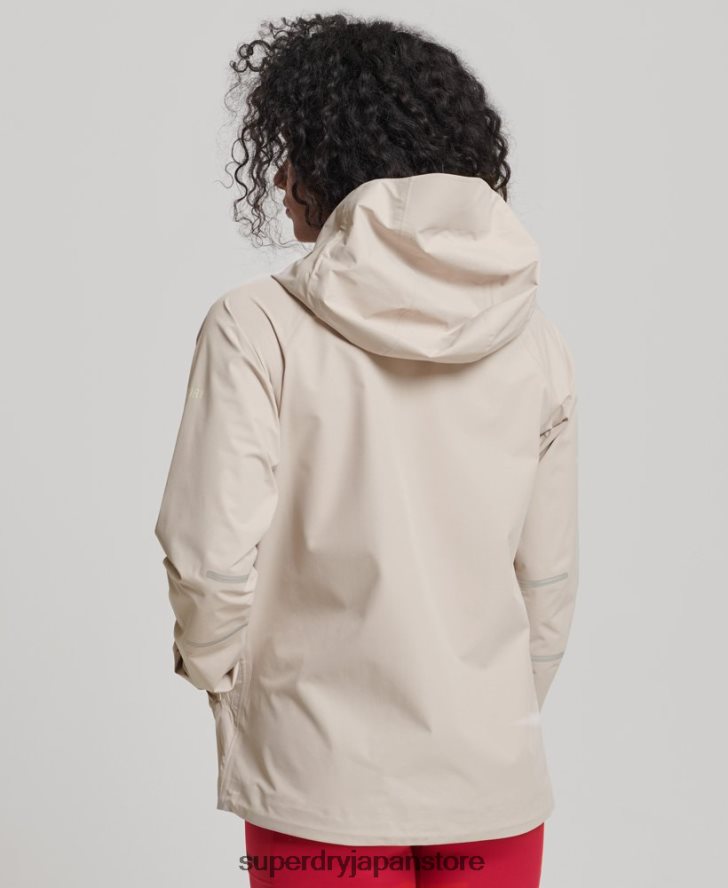 防水ジャケット 女性 Superdry 衣類 ベージュ 2J62PZ5616
