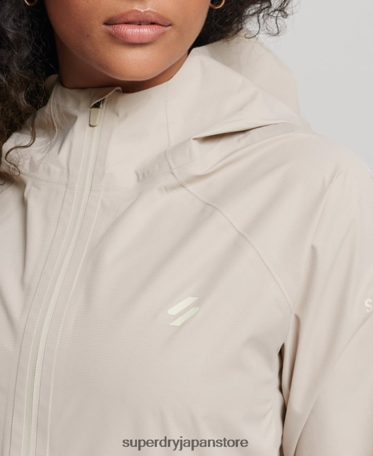 防水ジャケット 女性 Superdry 衣類 ベージュ 2J62PZ5616