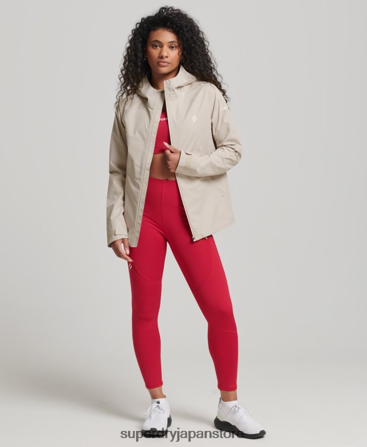 防水ジャケット 女性 Superdry 衣類 ベージュ 2J62PZ5616