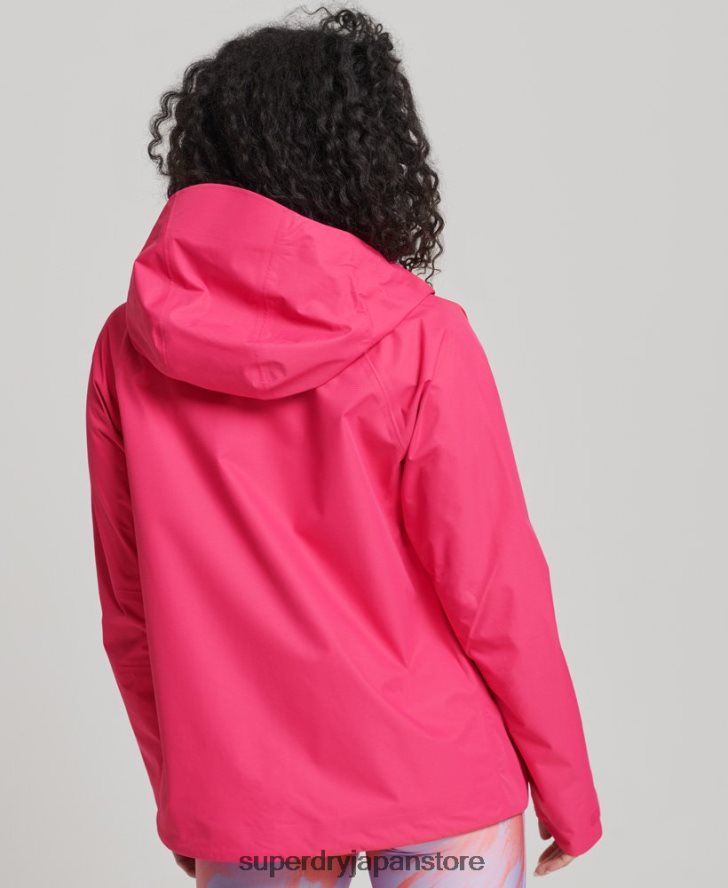 防水ジャケット 女性 Superdry 衣類 ピンク 2J62PZ5617